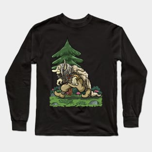 Swedish Folklore Charm: A Playful Design Featuring a Classic Swedish Troll Long Sleeve T-Shirt